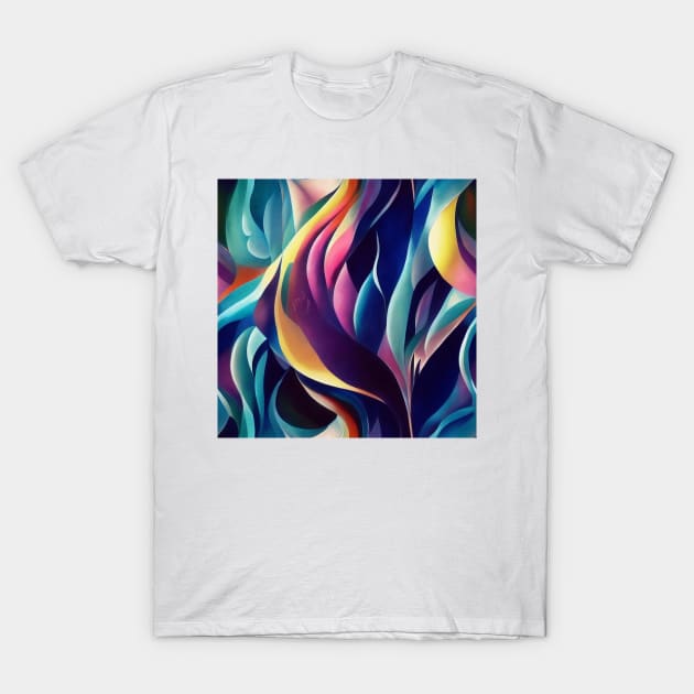 Multidimensional Swirls, Ten T-Shirt by EverythingSings.Art